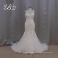 Keyhole Back Mermaid Bridal Gowns Wedding Dress